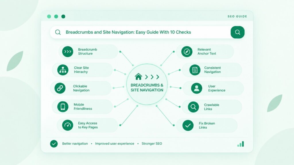 Breadcrumbs and Site Navigation: A Practical Guide for Crawlable Websites