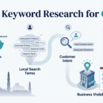 Local keyword research for Oman with SEO analytics and Muscat skyline